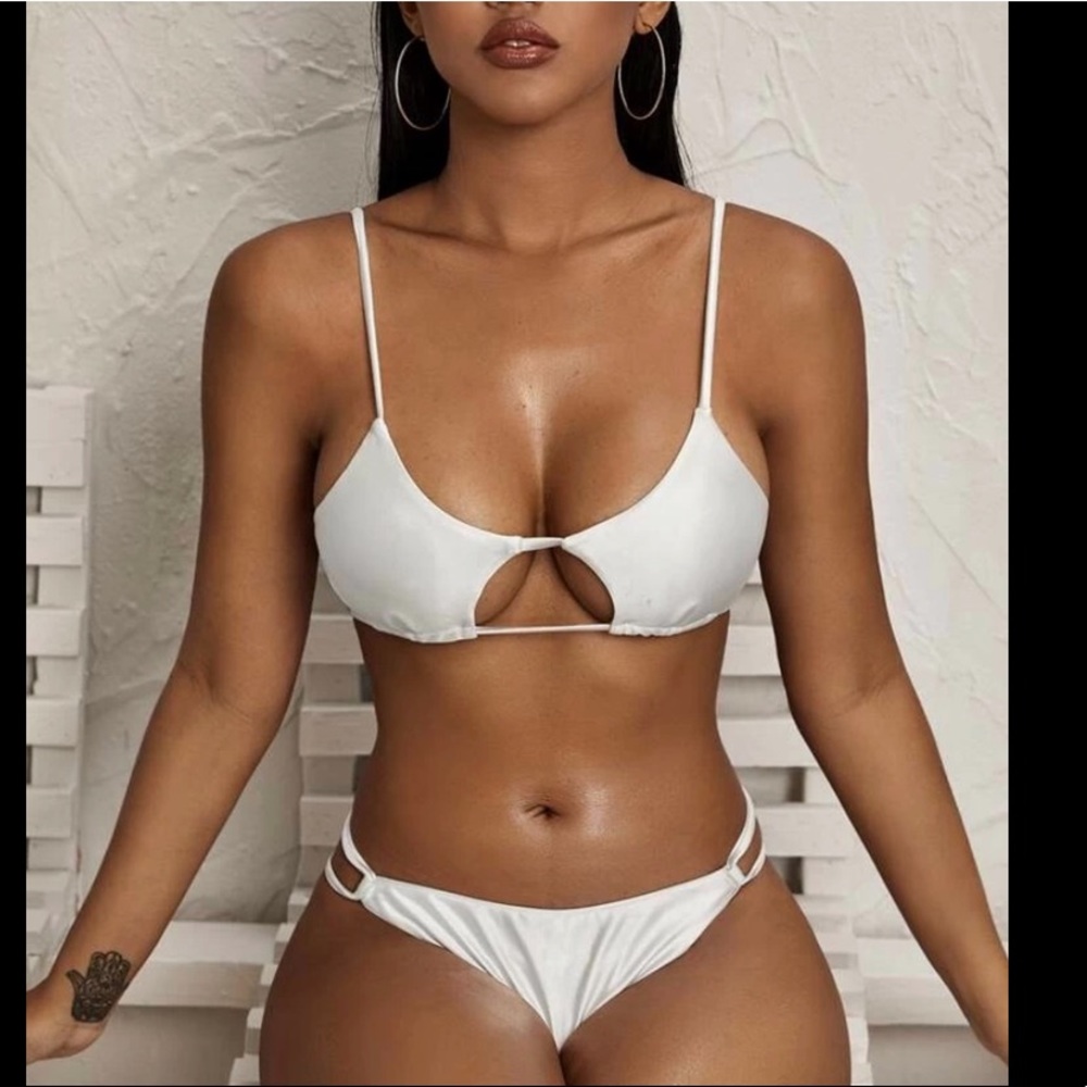 White bikini